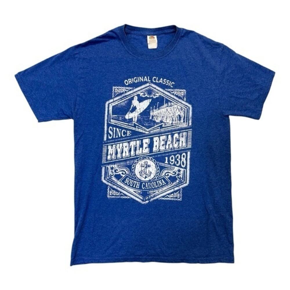 Myrtle Beach Graphic T-shirt short sleeve round crewneck tee Men’s Size Medium